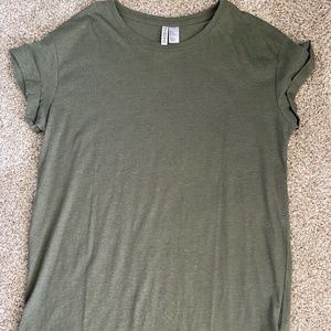 Army Green H&M Dress/Shirt Size M